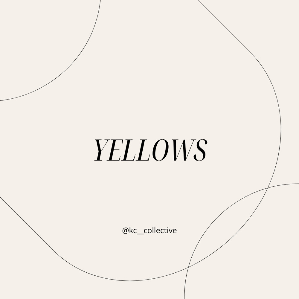 YELLOW CLOTHING + SHOES